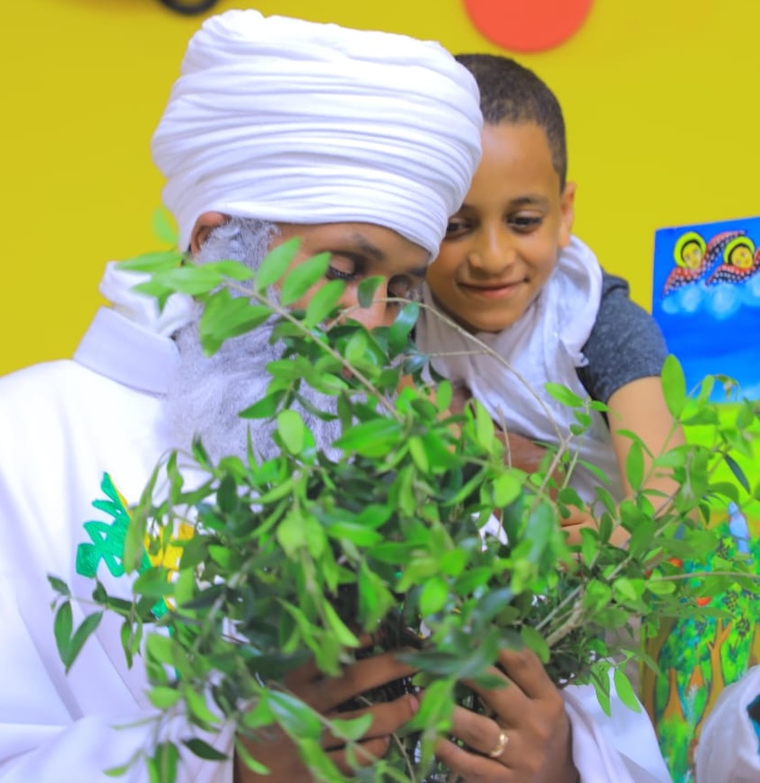Children learning and worshipping together